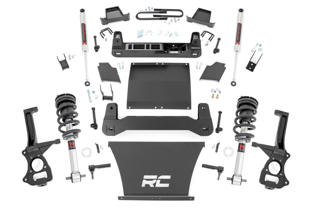 Chevrolet Silverado 1500 Suspension Lift Kit - Rough Country - 4 Inch, AT4/Trailboss - 2025+